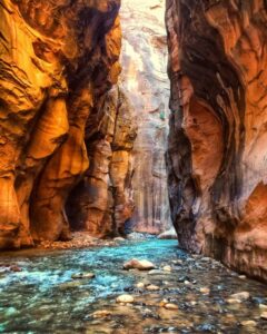 picture of the Narrows in Zion National Park